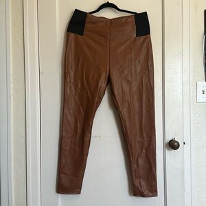 NWOT faux leather leggings